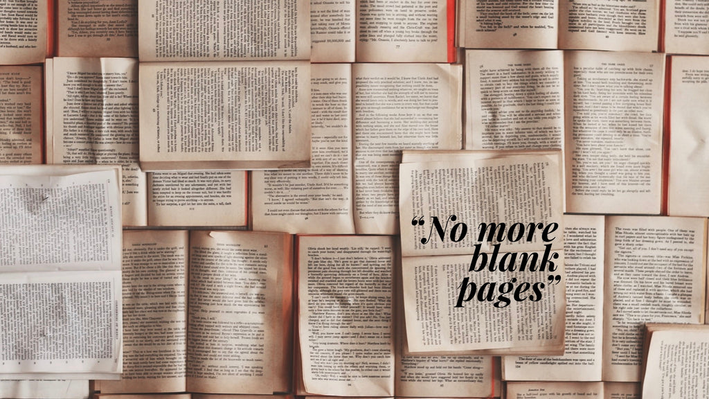 No More Blank Pages